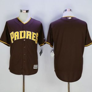 Padres Blank Brown New Cool Base Stitched Jersey