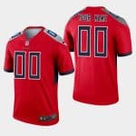 Tennessee Titans Customized Red Inverted Legend Jersey