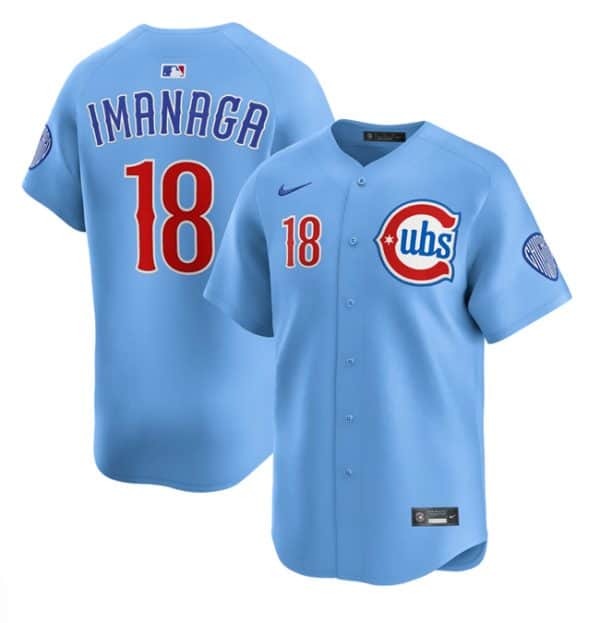 Chicago Cubs #18 Sh¨ta Imanaga Blue 2024 25 2nd Alternate Limited Stitched Jersey