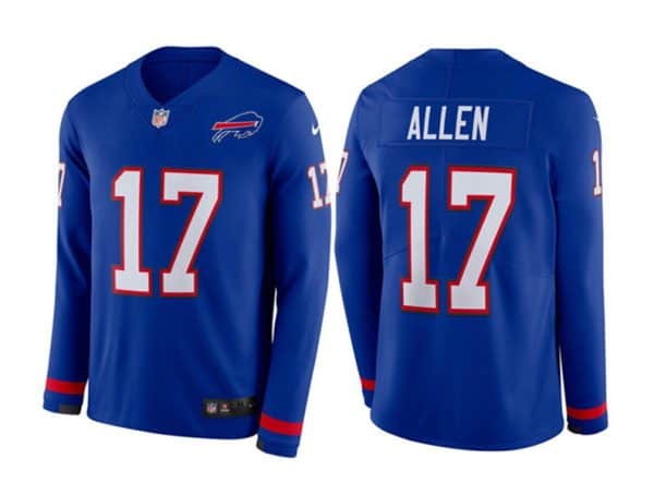 Buffalo Bills Blue Long Sleeve Jersey