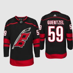Carolina Hurricanes #59 Jake Guentzel Black Stitched Jersey