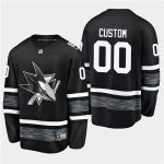 Adidas San Jos Sharks Custom 2019 NHL All Star Black Stitched Jersey