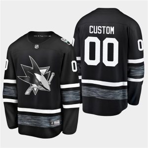 Adidas San Jos Sharks Custom 2019 NHL All Star Black Stitched Jersey