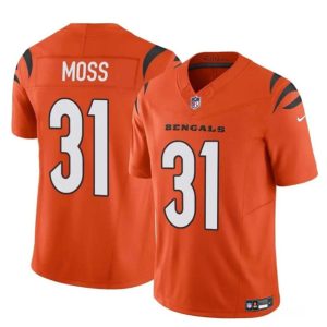 Cincinnati Bengals #31 Zack Moss Orange 2024 F.U.S.E. Vapor Untouchable Limited Stitched Jersey