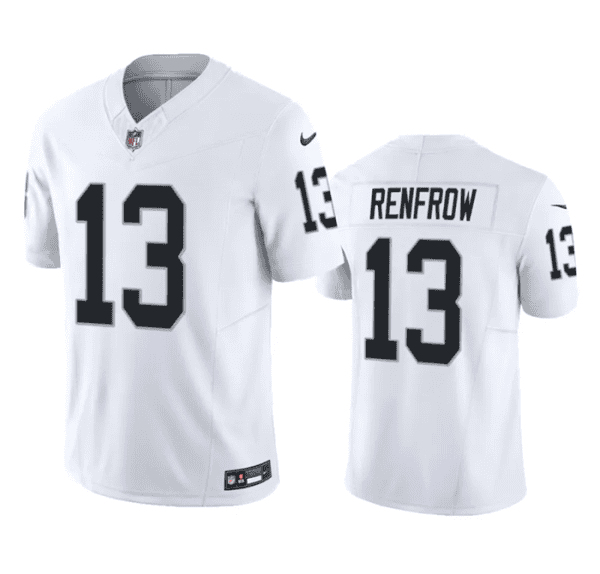 Las Vegas Raiders #13 Hunter Renfrow White 2023 F.U.S.E Vapor Untouchable Stitched Jersey