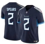 Tennessee Titans #2 Tyjae Spears Navy 2024 F.U.S.E. Vapor Limited Stitched Jersey