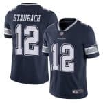Dallas Cowboys #12 Roger Staubach Navy Blue Vapor Untouchable Limited Stitched Jersey