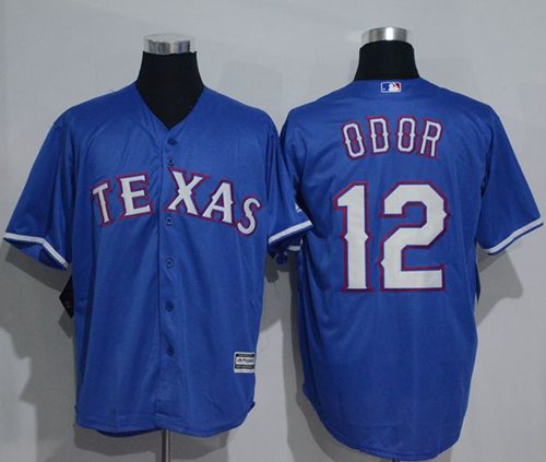 Rangers #12 Rougned Odor Blue New Cool Base Stitched Jersey