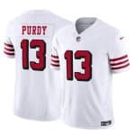 San Francisco 49ers #13 Brock Purdy 2023 F.U.S.E. White Vapor Untouchable Limited Stitched Jersey