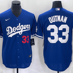 Los Angeles Dodgers #33 James Outman Royal Cool Base Stitched Jersey