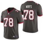 Tampa Bay Buccaneers #78 Tristan Wirfs 2020 Grey Vapor Untouchable Limited Stitched Jersey