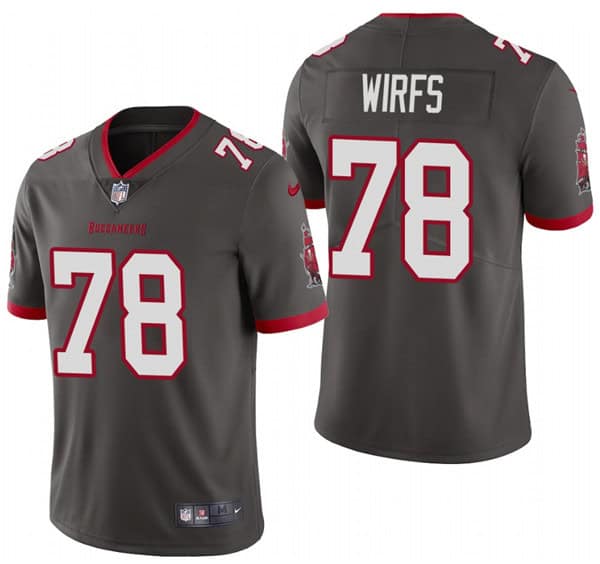 Tampa Bay Buccaneers #78 Tristan Wirfs 2020 Grey Vapor Untouchable Limited Stitched Jersey