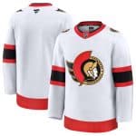 Ottawa Senators Blank White 2024-25 Away Stitched Jersey
