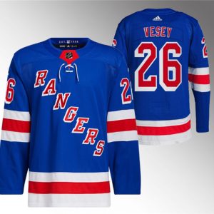 New York Rangers #26 Jimmy Vesey Blue Stitched Jersey