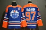 Edmonton Oilers #97 Connor McDavid Royal Stitched Jersey