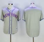 Mets Blank Grey New Cool Base Stitched Jersey