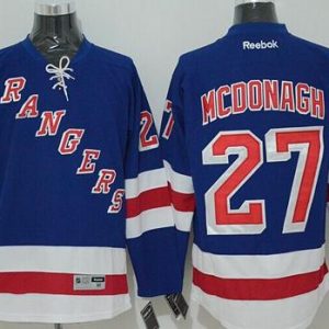 Rangers #27 Ryan McDonagh Blue Home Stitched Jersey