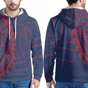 New York Giants Navy Red Pullover Hoodie