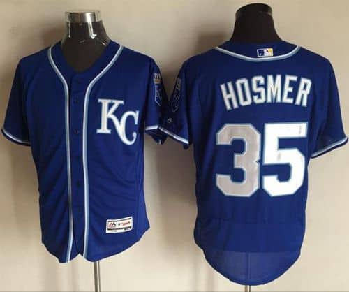 Royals #35 Eric Hosmer Royal Blue Flexbase Authentic Collection Stitched Jersey