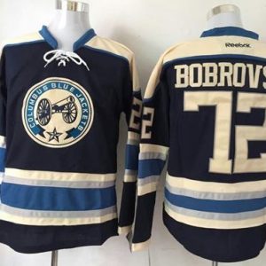 Blue Jackets #72 Sergei Bobrovsky Navy Blue Alternate Stitched Jersey