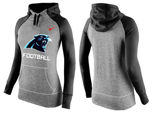 Nike Carolina Panthers Performance Hoodie Grey Black