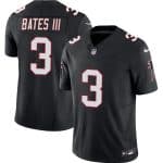 Atlanta Falcons #3 Jessie Bates lll Black 2025 Draft F.U.S.E. Vapor Untouchable Limited Stitched Jersey
