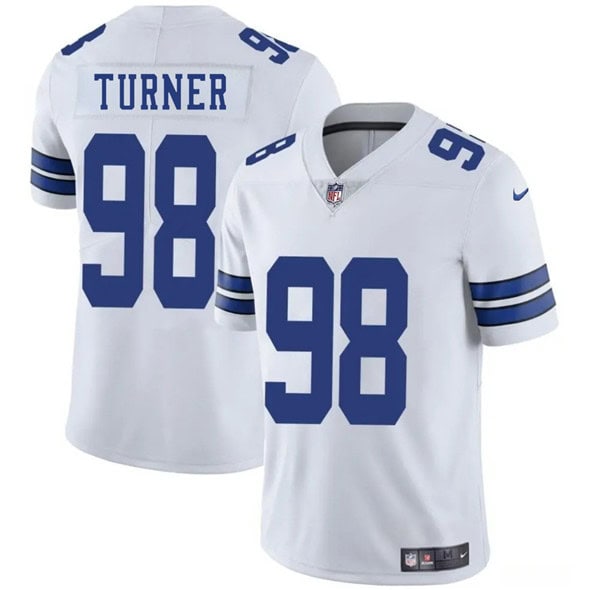 Dallas Cowboys #98 Payton Turner White 2025 Vapor Untouchable Limited Stitched Jersey