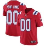 Patriots Customized Red Vapor Untouchable Limited Stitched Jersey