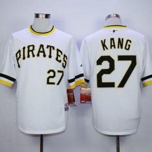 Pirates #27 Jung-Ho Kang White Alternate 2 Cool Base Stitched Jersey