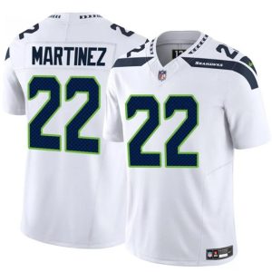 Seattle Seahawks #22 Damien Martinez White 2025 F.U.S.E. Vapor Untouchable Limited Football Stitched Jersey