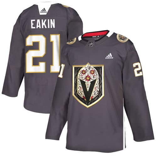 Vegas Golden Knights #21 Cody Eakin Grey Latino Heritage Night Stitched Jersey