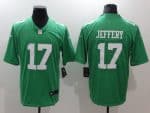 Philadelphia Eagles #17 Alshon Jeffery Green Throwback Vapor Untouchable Limited Stitched Jersey
