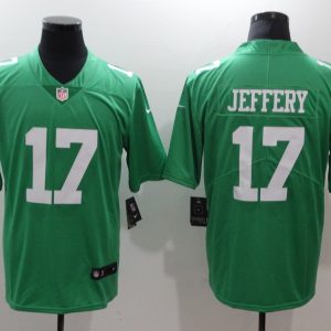 Philadelphia Eagles #17 Alshon Jeffery Green Throwback Vapor Untouchable Limited Stitched Jersey