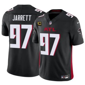 Atlanta Falcons #97 Grady Jarrett Black 2024 F.U.S.E With 4-Star C Patch Vapor Untouchable Limited Stitched Jersey