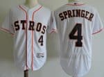 Houston Astros #4 George Springer White Elite Stitched Jersey