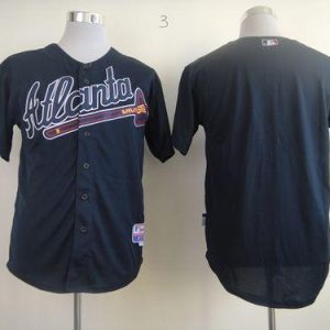 Braves Blank Blue Alternate Stitched Jersey