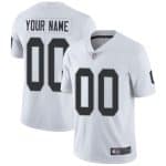 Raiders Customized White Vapor Limited Stitched Jersey