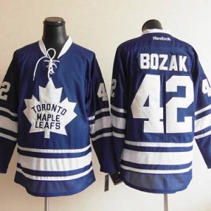 Maple Leafs #42 Tyler Bozak Blue Third Stitched Jersey
