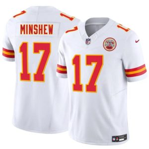 Kansas City Chiefs #17 Gardner Minshew White 2025 F.U.S.E. Vapor Untouchable Limited Stitched Jersey
