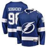 Tampa Bay Lightning #98 Mikhail Sergachev Blue Home Player Jersey
