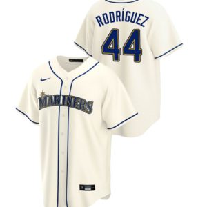 Seattle Mariners #44 Julio Rodriguez Cream Cool Base Stitched Jersey