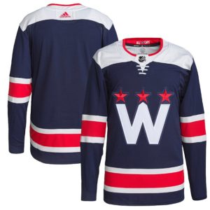 Washington Capitals Blank Navy Pro Stitched Jersey