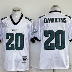 Philadelphia Eagles #20 Brian Dawkins White Stitched Jersey