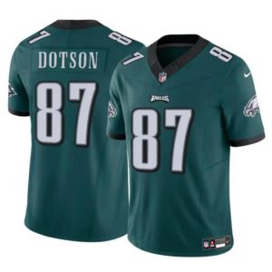 Philadelphia Eagles #87 Jahan Dotson Green F.U.S.E Vapor Untouchable Limited Stitched Jersey