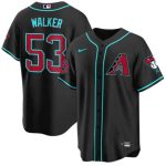 Arizona Diamondbacks #53 Christian Walker Black 2024 Cool Base Stitched Jersey