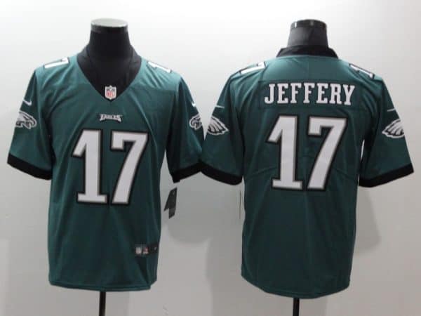 Philadelphia Eagles #17 Alshon Jeffery Green Vapor Untouchable Limited Stitched Jersey