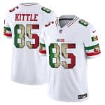 San Francisco 49ers #85 George kittle White 2025 F.U.S.E. Mexico Vapor Limited Football Stitched Jersey