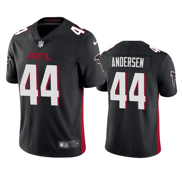 Atlanta Falcons #44 Troy Andersen Black Draft Vapor Untouchable Limited Stitched Jersey