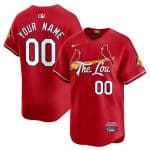 St. Louis Cardinals Custom Red 2024 City Connect Limited Stitched Jersey