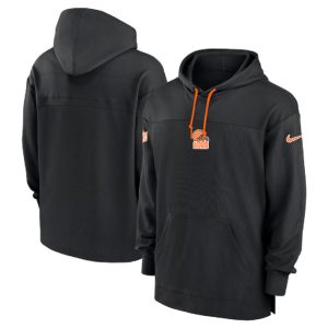 Cleveland Browns Black Performance Pullover Hoodie
